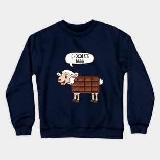 Chocolate Baaa Crewneck Sweatshirt